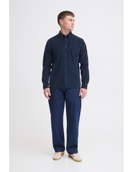Chemise Côtelé Marine BHCOLIN BLEND - 1 | TOPS